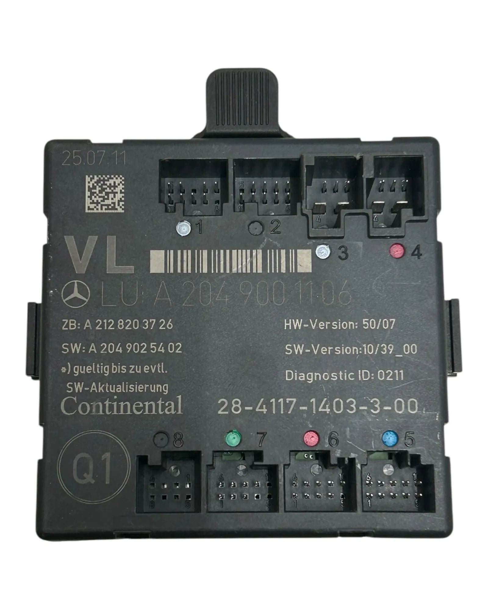 Mercedes C Klasse W204 C204 Türsteuergerät Steuergerät Türmodul VL A2049001106