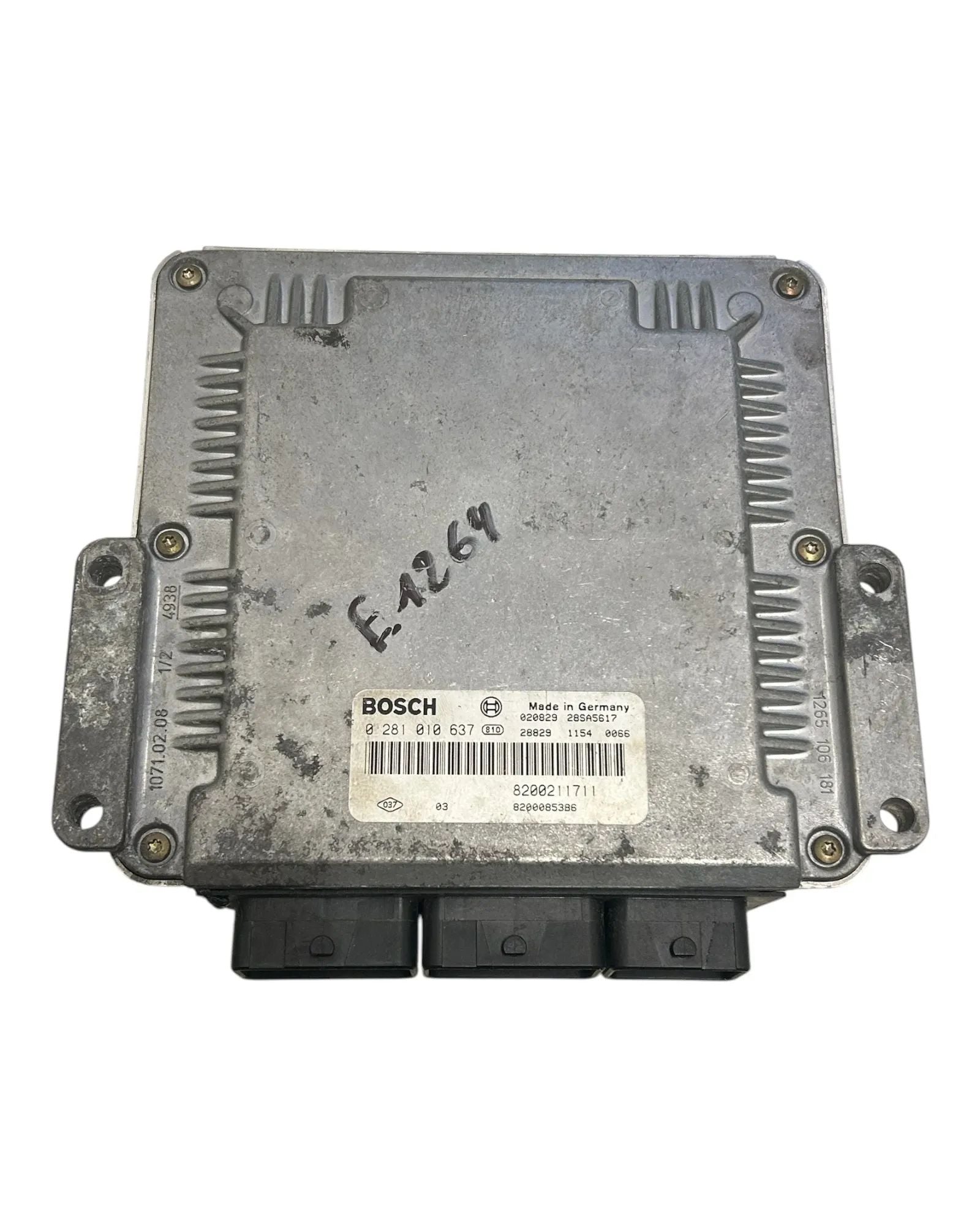 Renault Laguna Motorsteuergerät Steuergerät 0281010637 8200211711 8200085386