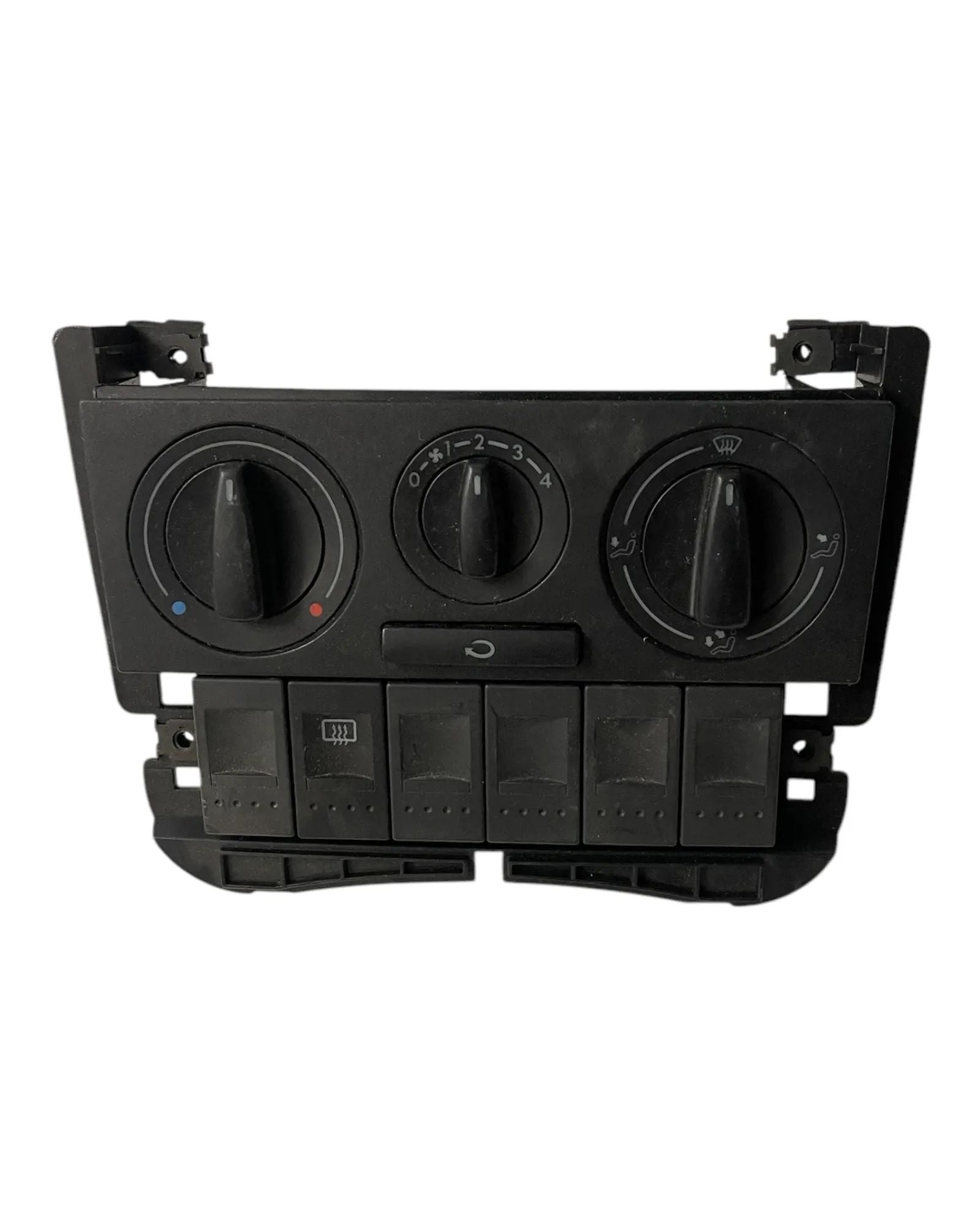 Volkswagen Polo 6N Heizungsbetätigung Schalter Rahmen 1J0820045F, 6N0858305C