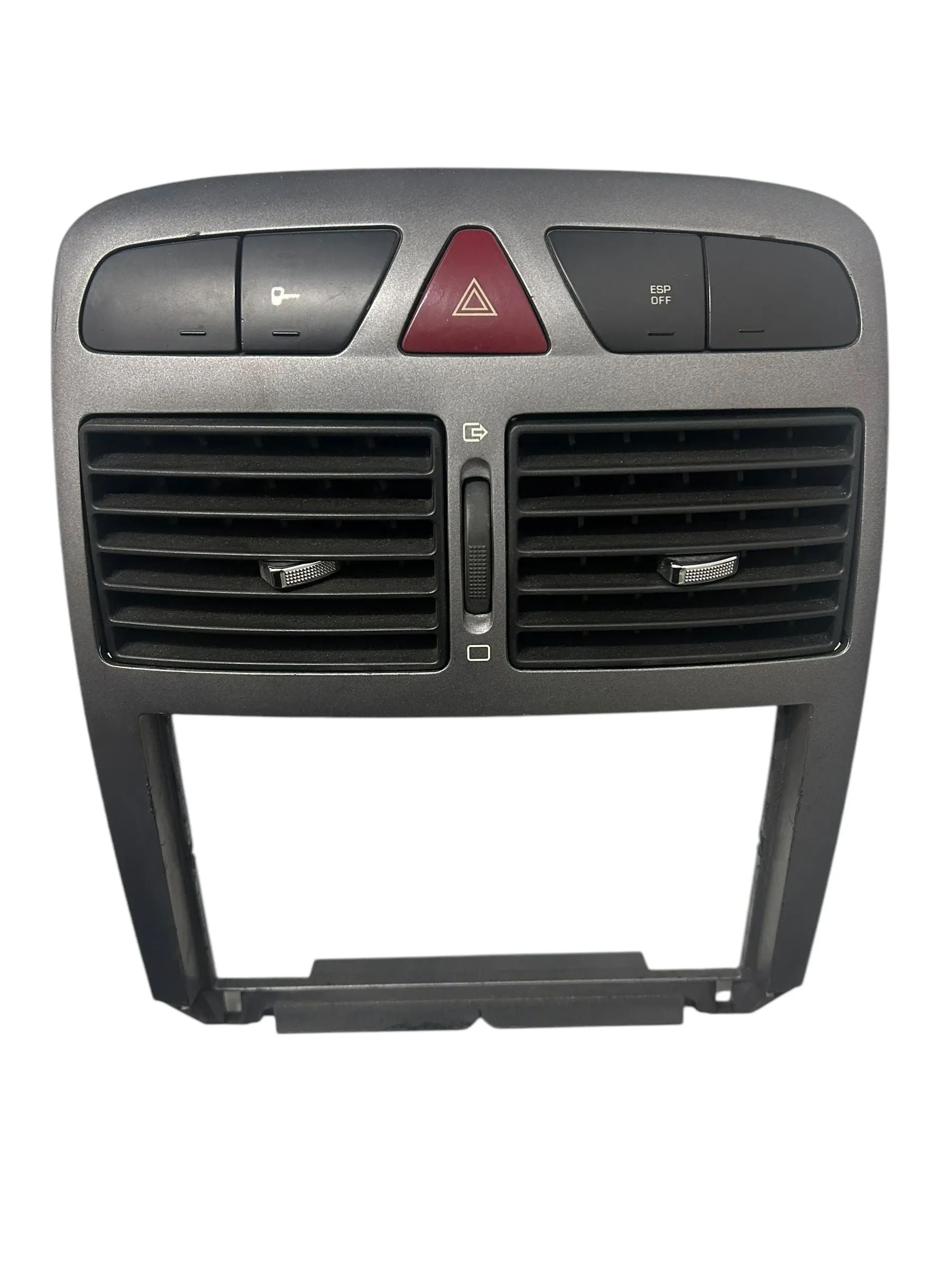 Peugeot 307 Armaturenverkleidung Radioschacht Warnblinker 9634505077