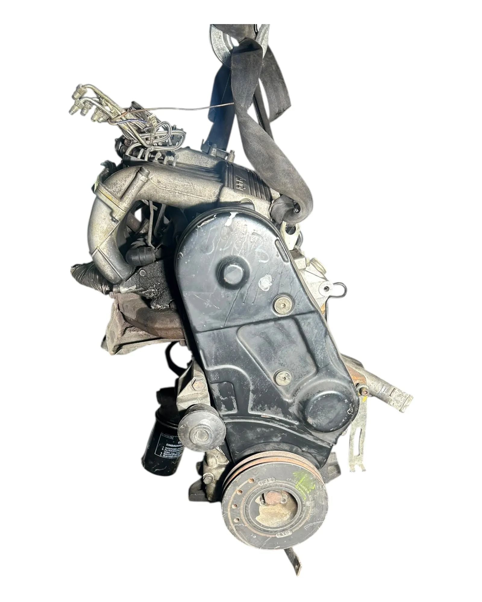 Audi 80 KX Motor Komplett 115PS Zylinderkopf 5 Zylinder Anbauteile 034103021