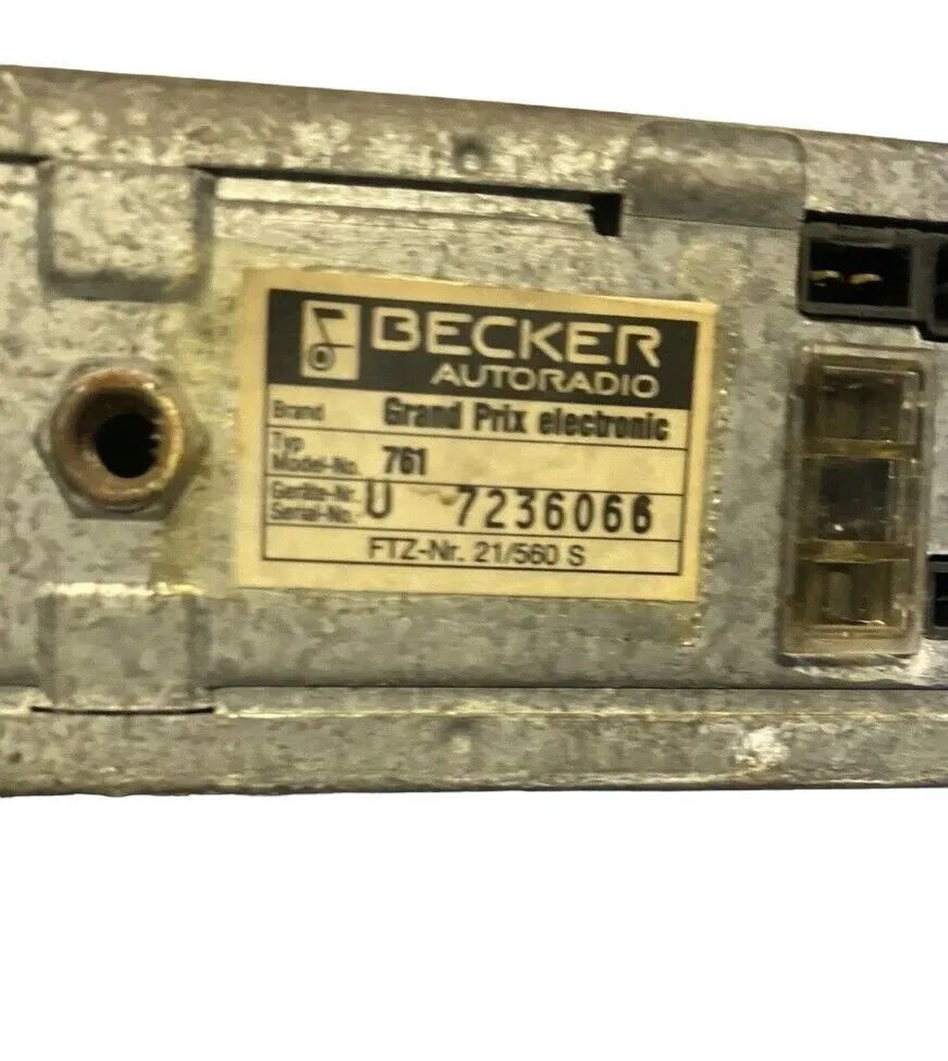 Mercedes-Benz Becker Europa 730 Radio Nr. 21/560 S for SL 380 SL560 kein Code