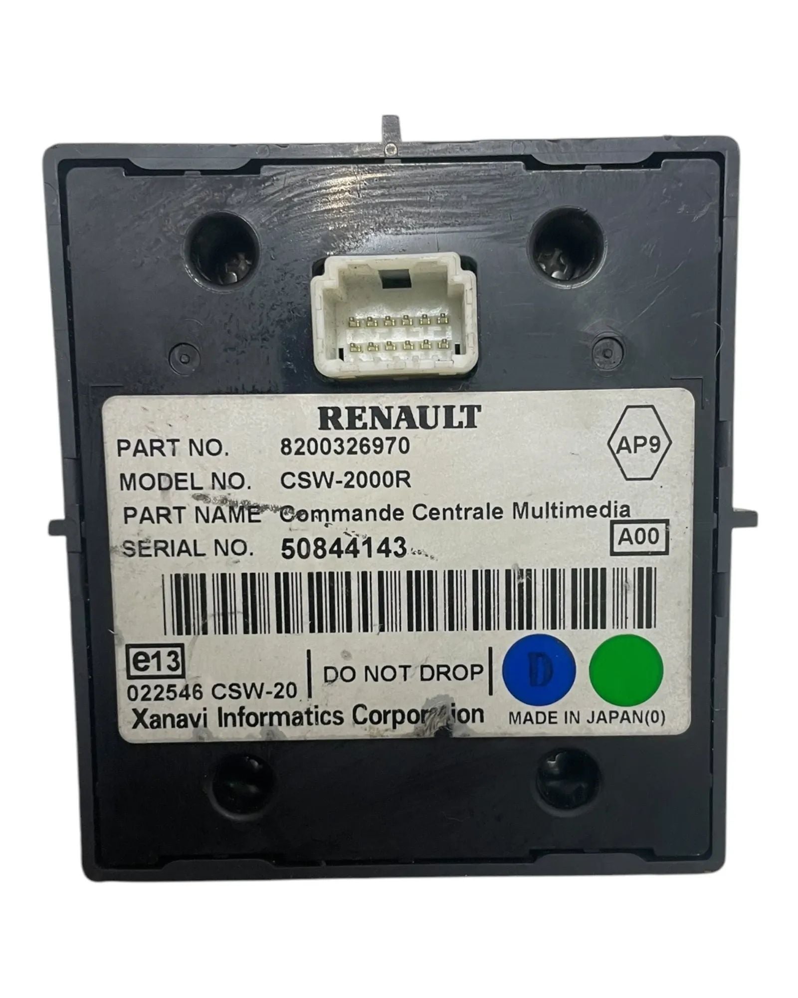 Renault Laguna II Drehknopf Navigationsgerät Radiobedienung 8200326970