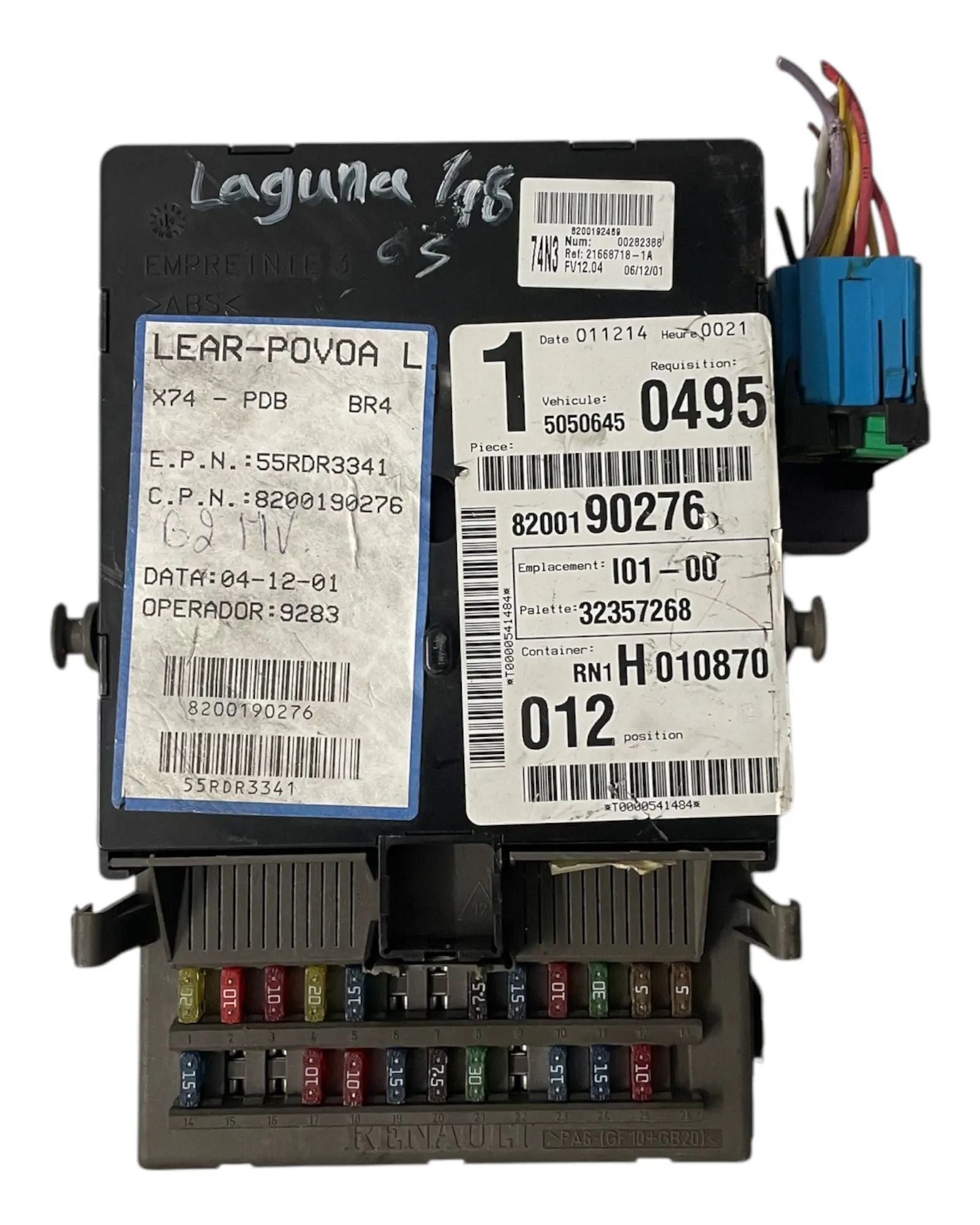 Renault Laguna Relais Sicherungskasten Multifunktionsrelais