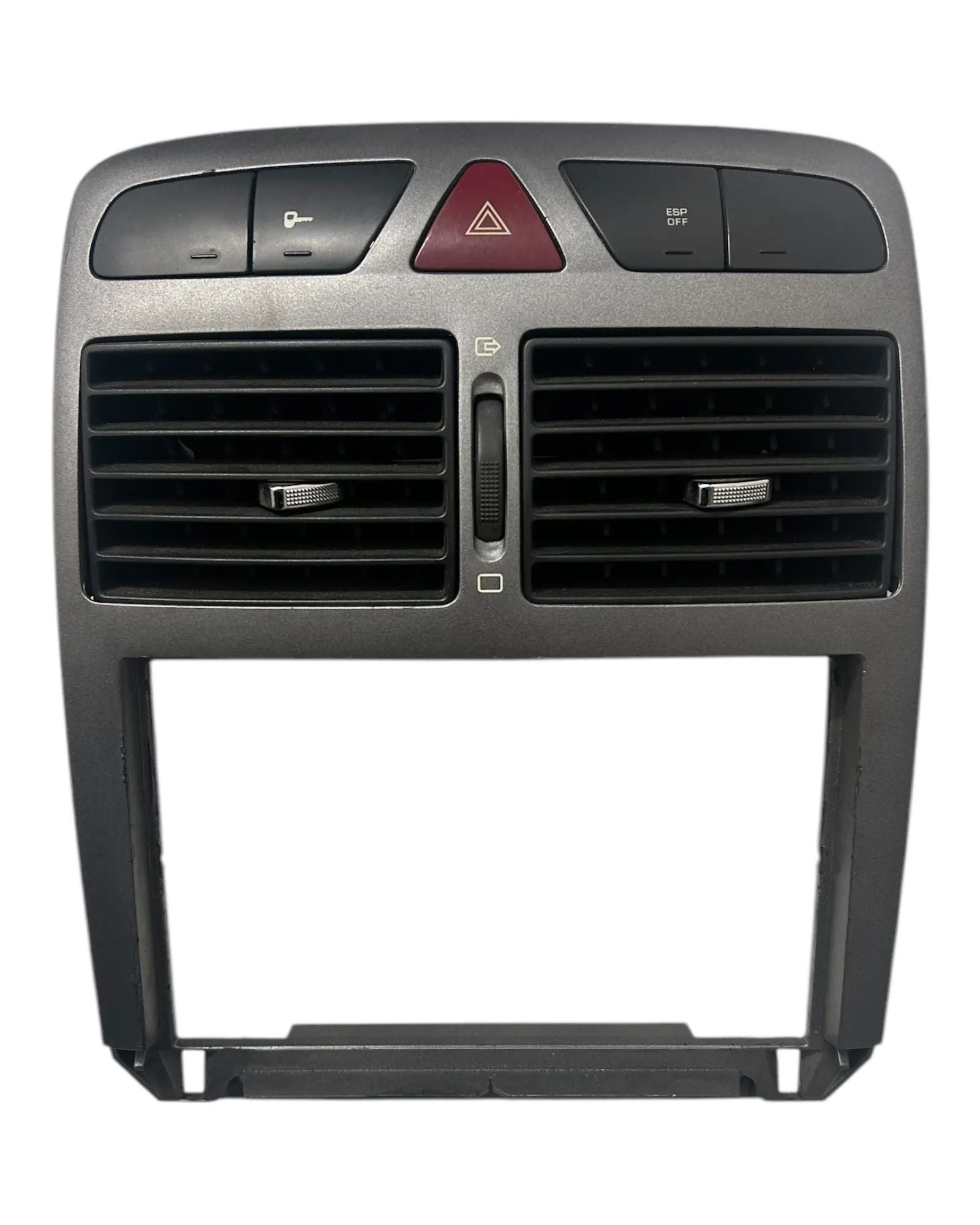 Peugeot 307 Armaturenverkleidung Radioschacht Warnblinker 9634505077