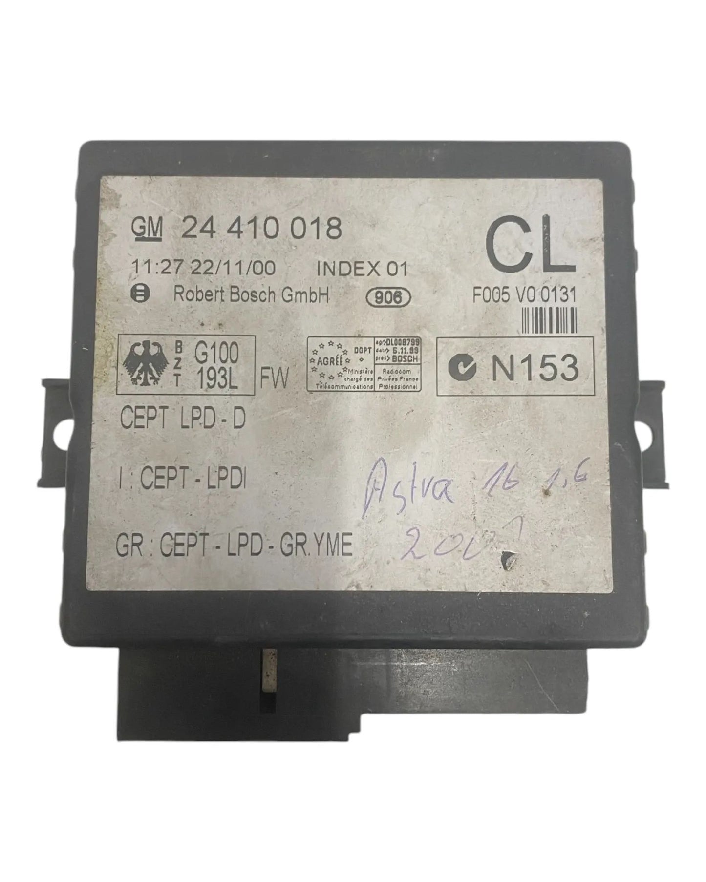 Opel Astra Zafira Steuergerät Kofmortsteuergerät 24410018