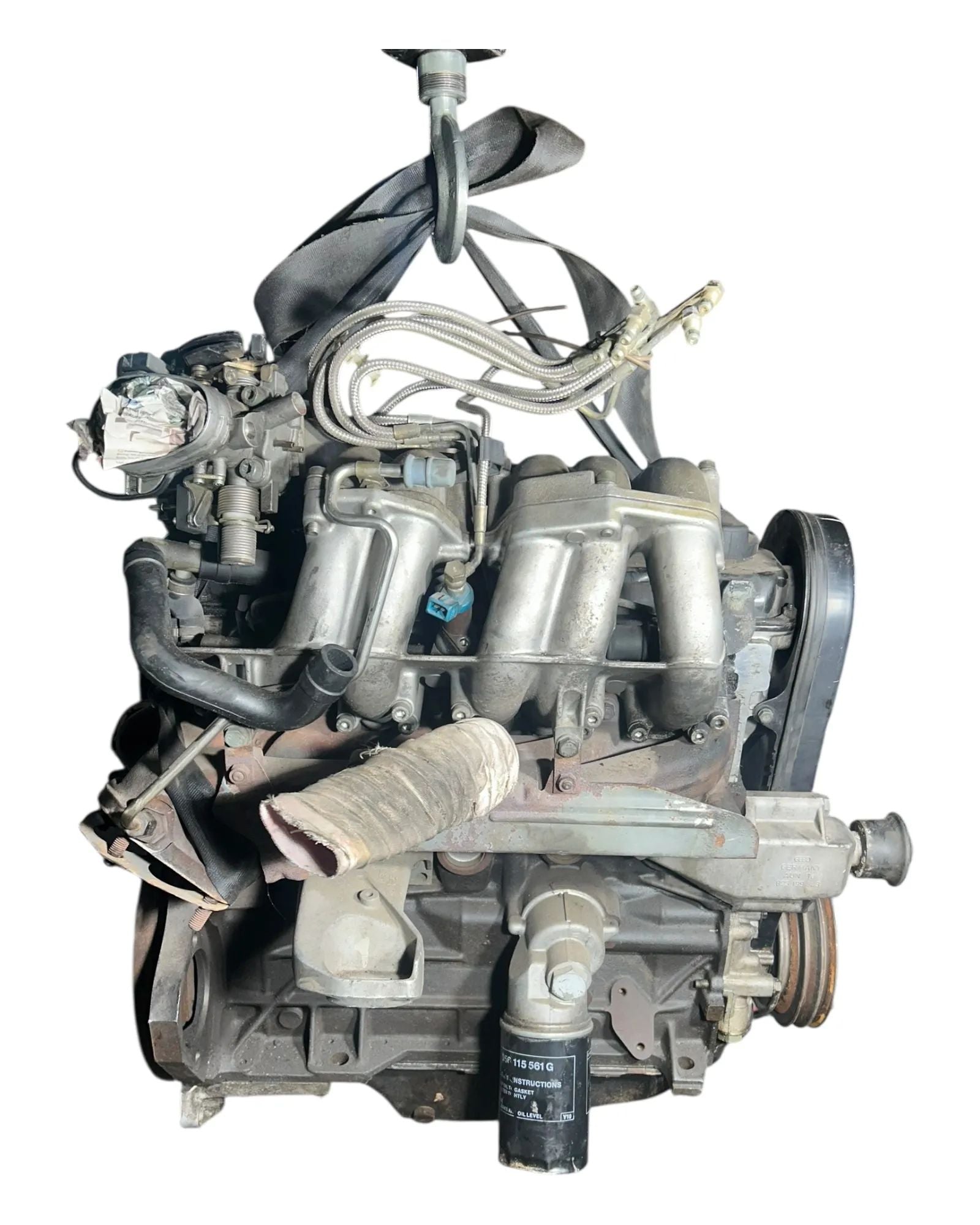 Audi 80 KX Motor Komplett 115PS Zylinderkopf 5 Zylinder Anbauteile 034103021