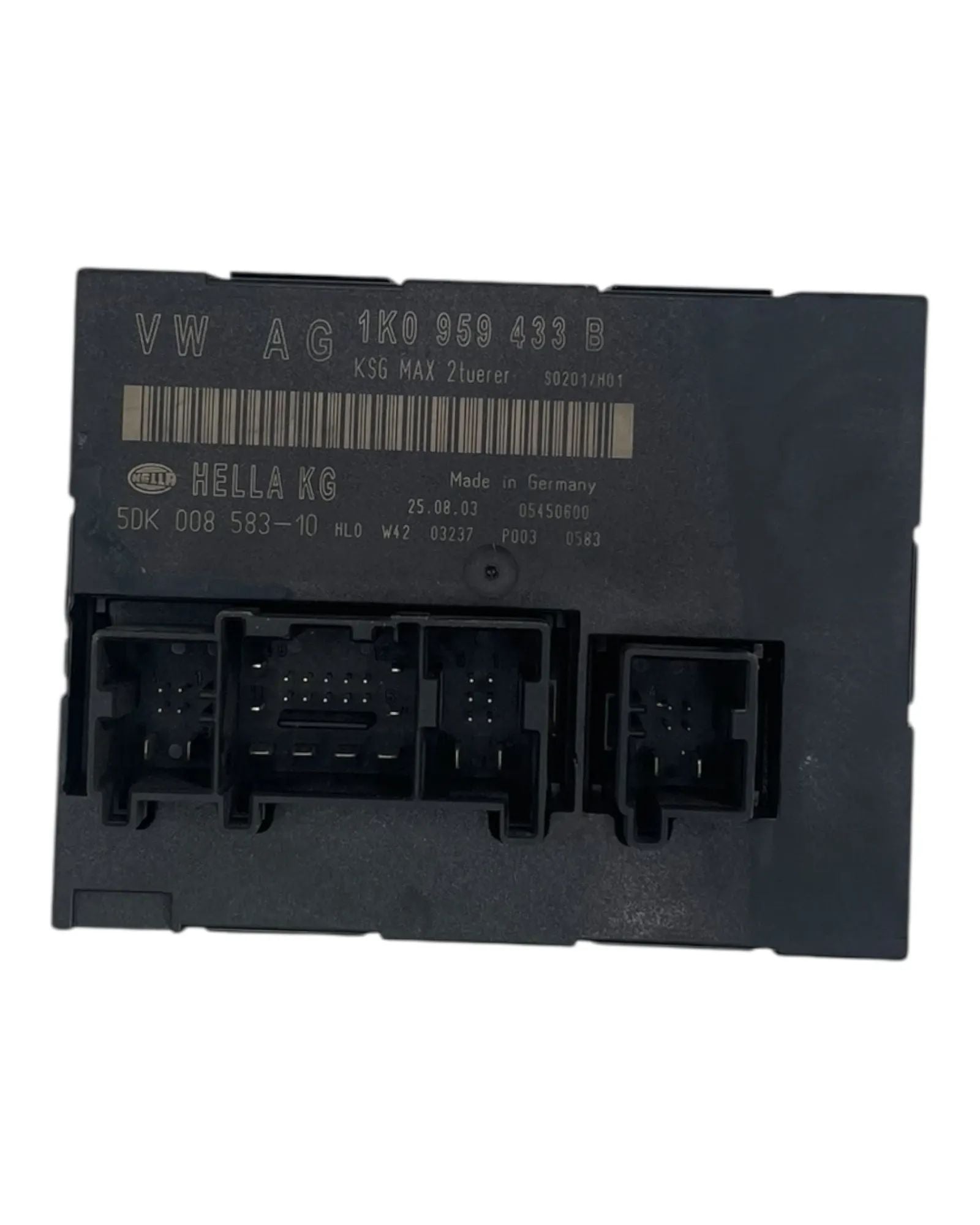 Volkswagen Golf V Steuergerät Komfortsteuergerät Komfortmodul 1K0959433B