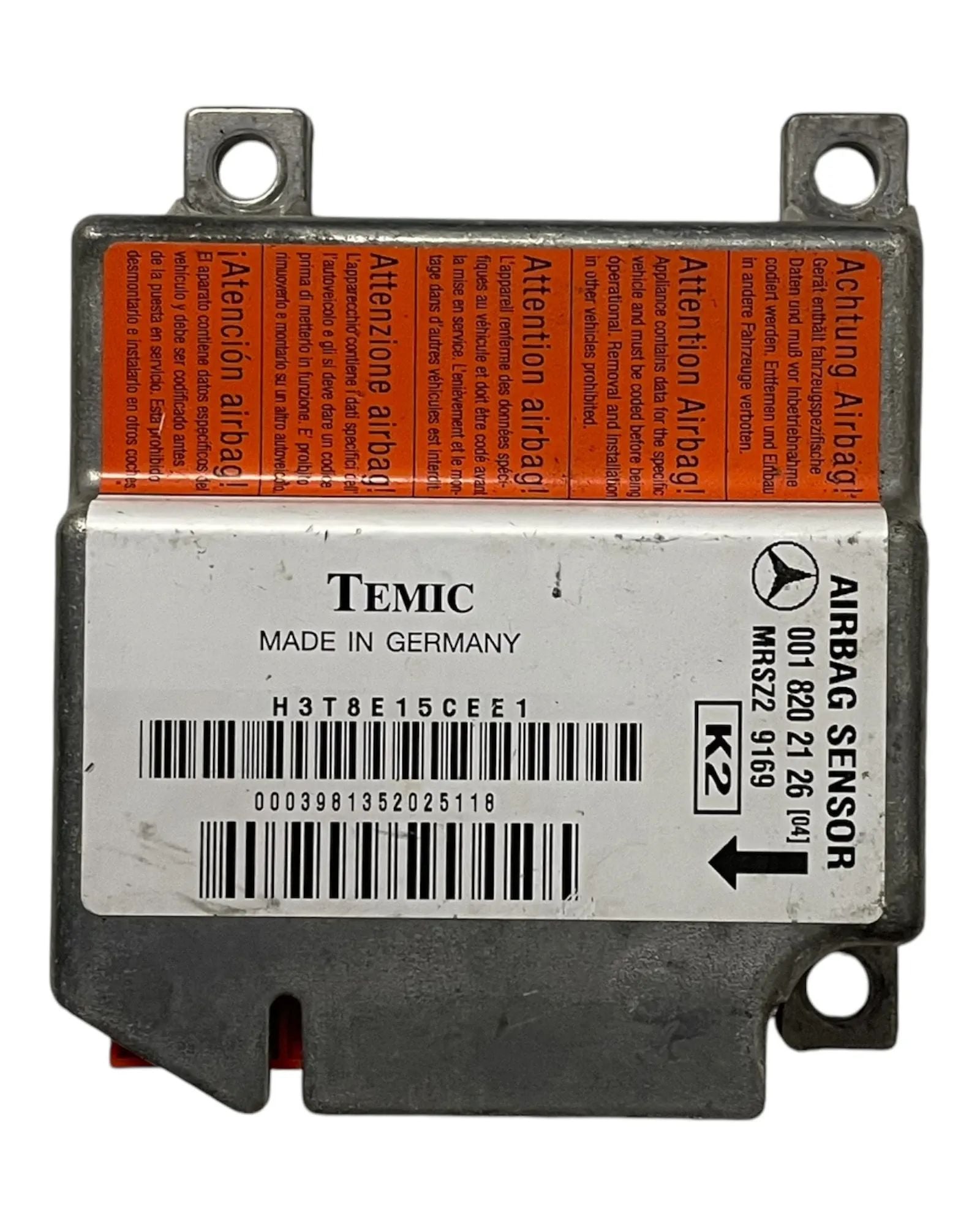 Mercedes-Benz C-Klasse Airbag Steuergerät Modul 0018202126