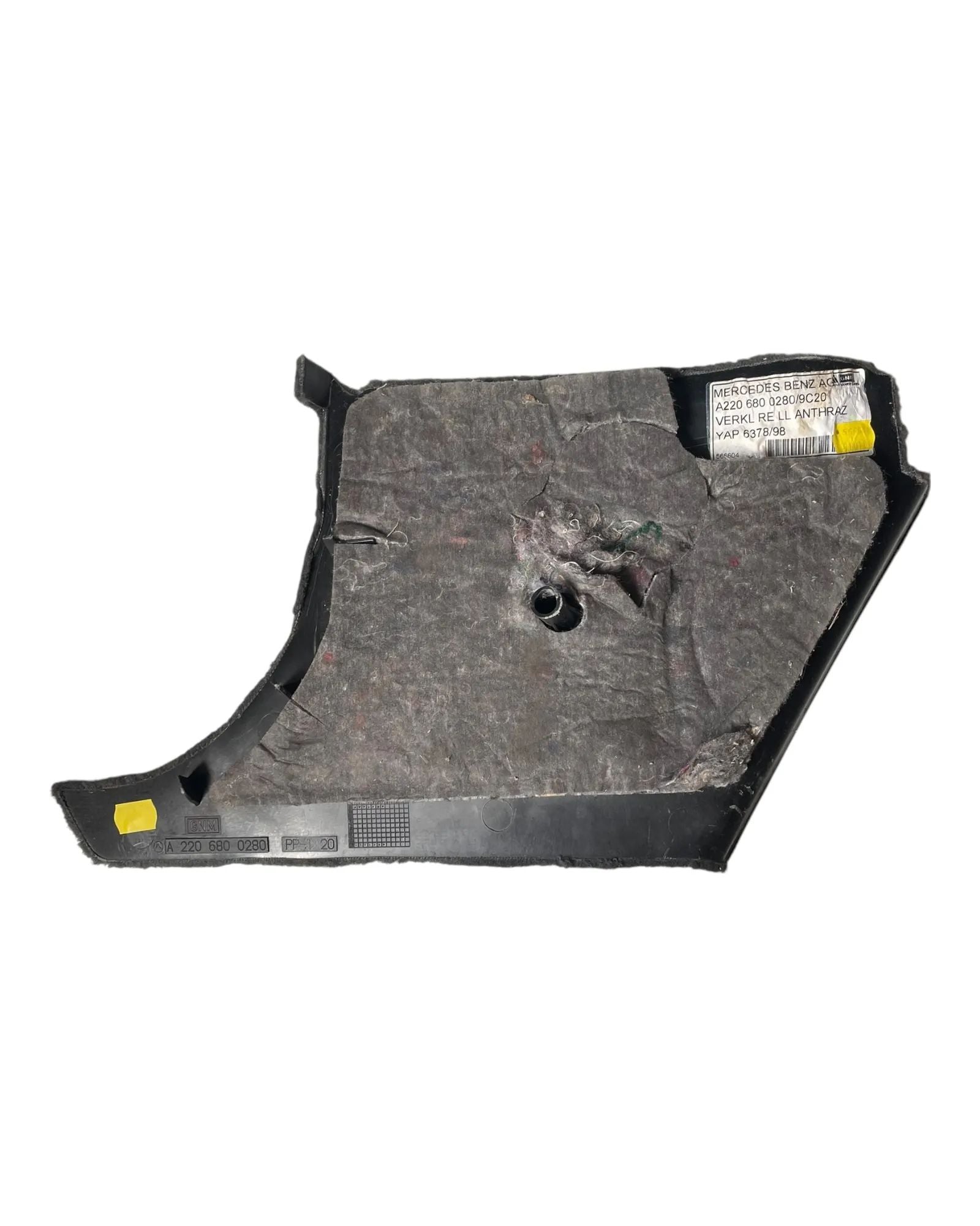 Mercedes W220 S-Klasse Verkleidung Seitenpolster Fußraum rechts A2206800280